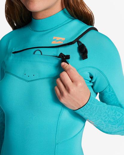 Billabong- Womens Synergy - 4/3mm - Chest Zip Wetsuit 2024 - SUB6 Surf Store - Surf School - Lifeguard Courses