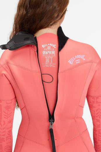 Billabong- Womens Synergy - 4/3mm - Back Zip Wetsuit 2024 - SUB6 Surf Store - Surf School - Lifeguard Courses