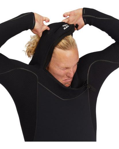 Billabong 5/4 Furnace - Hooded Chest Zip - Wetsuit 2024 - SUB6 Surf Store - Surf School - Lifeguard Courses