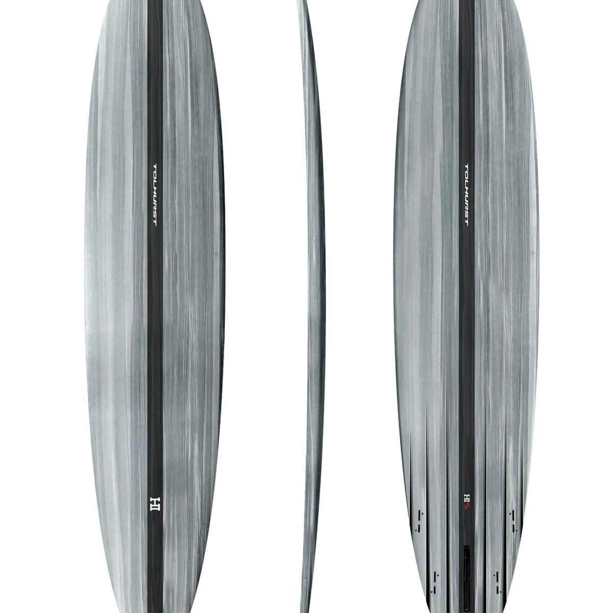 Harley Ingleby - HI G6 9'1 - Thunderbolt Black - Longboard - Grey