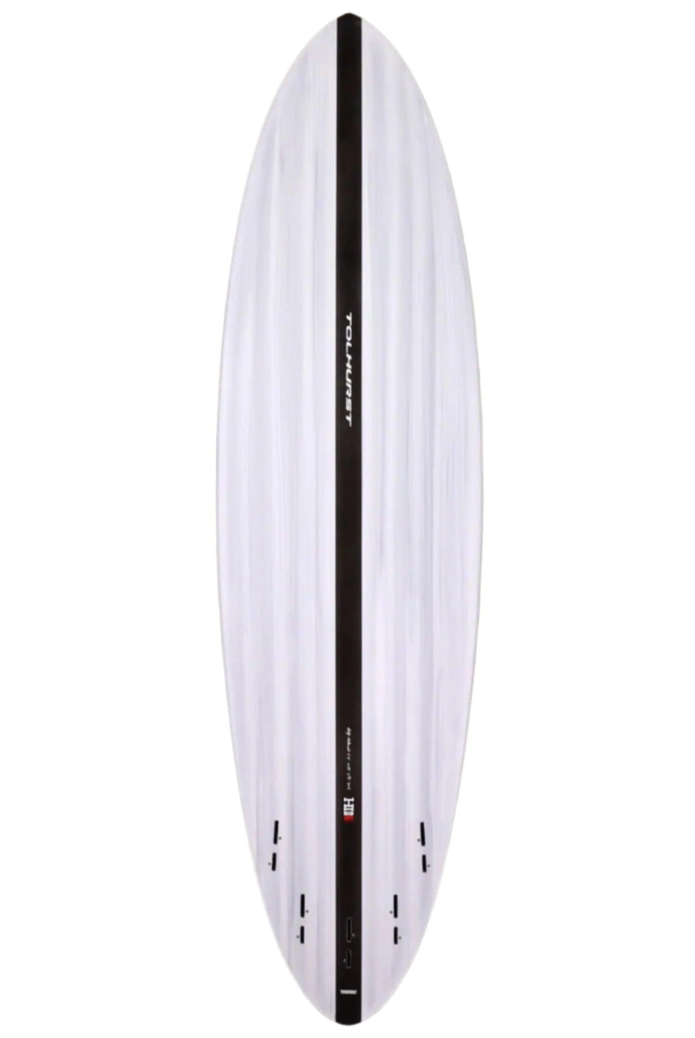 Thunderbolt Black Harley Ingleby - MID 6 Mini - 6FT 4"- Grey / Carbon - Thunderbolt Surfboards - FCS2 - SUB6 Surf Store - Surf School - Lifeguard Courses