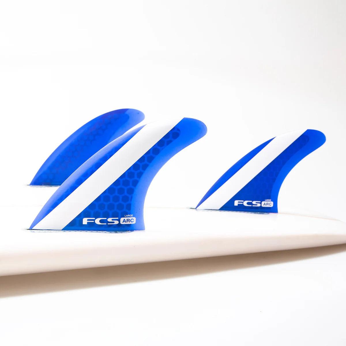 FCS 1 - ARC PC - TRI QUAD FINS - Large - SUB6 Surf Store - Surf School - Lifeguard Courses