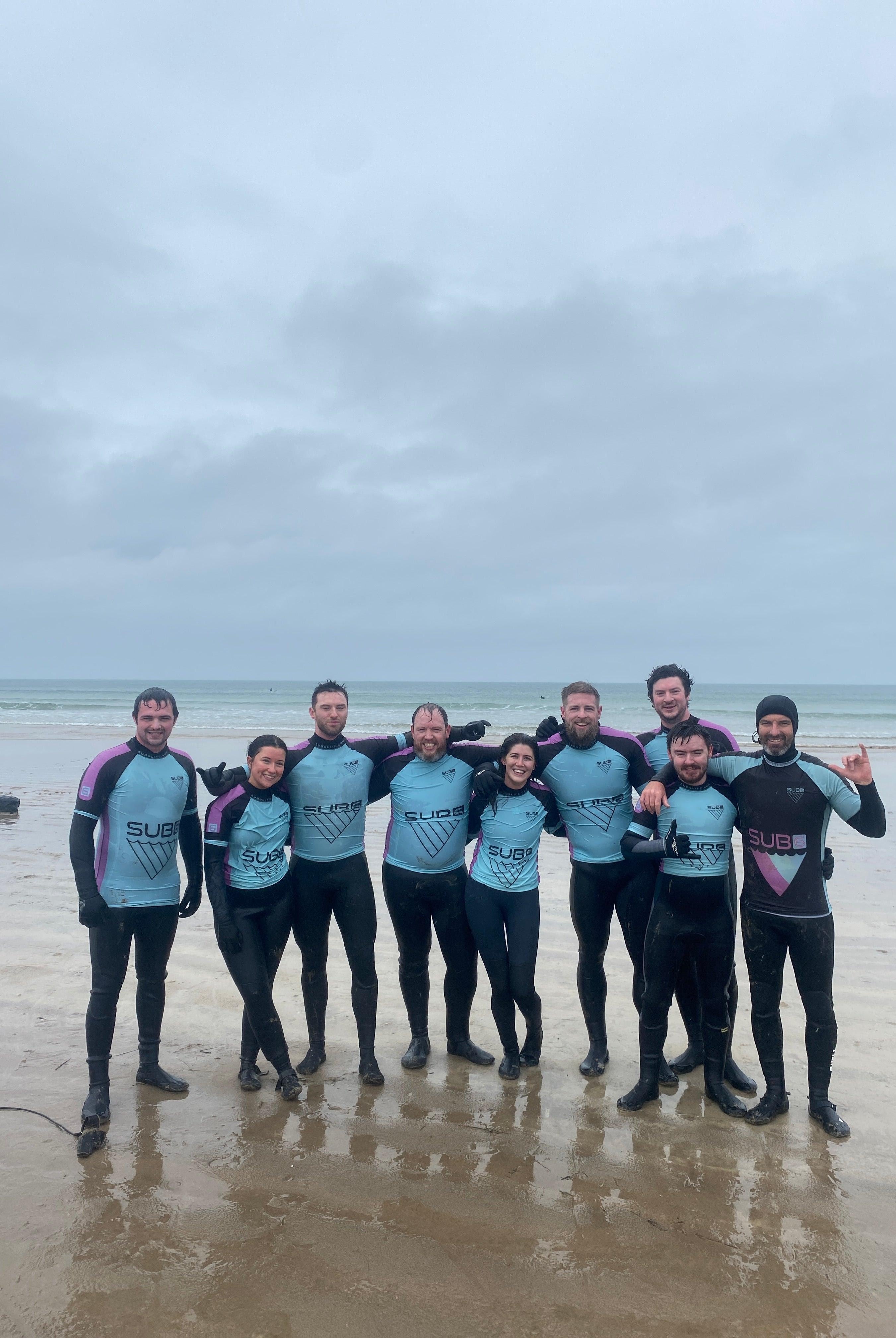 Beginner Group Surf lessons £40 per person - SUB6 Surf Store - Surf School - Lifeguard Courses