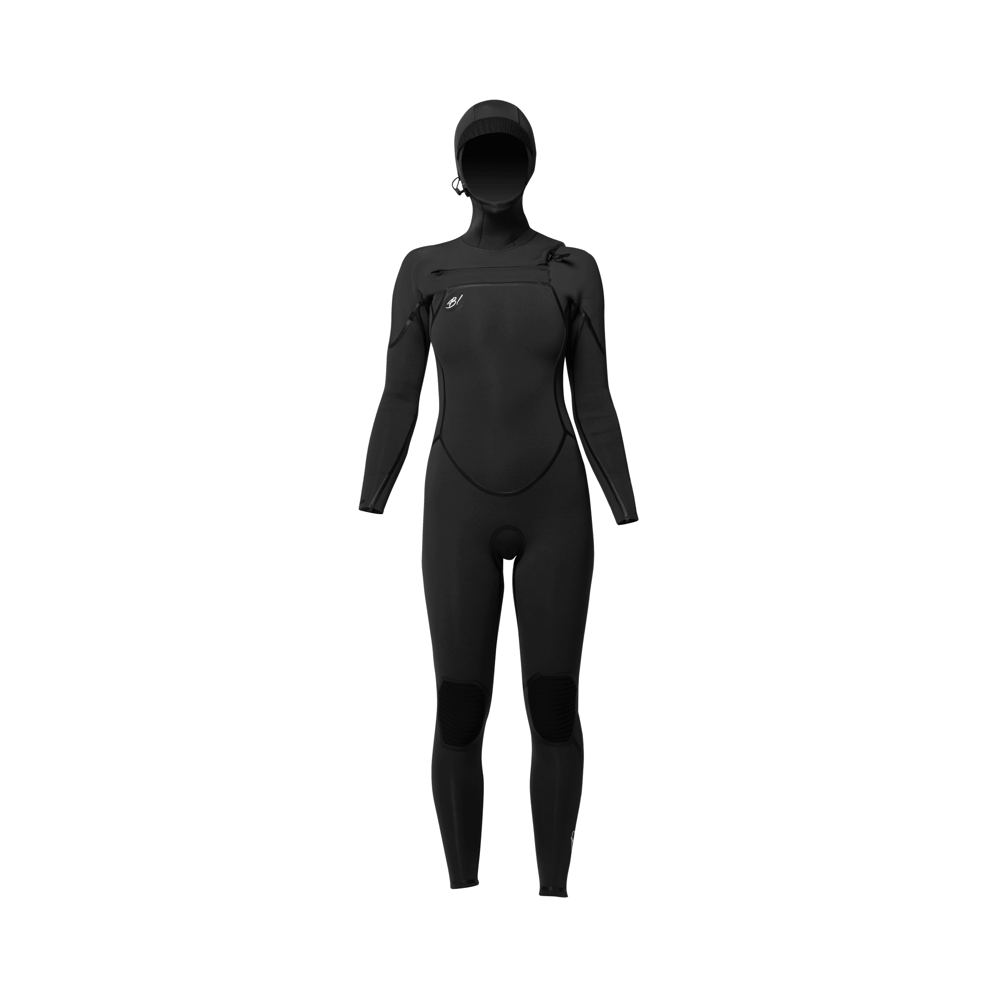 Buell - 6/5/4mm RB2 - Hooded Chest Zip Wetsuit for Women - SUB6 Surf Store - Surf School - Lifeguard Courses