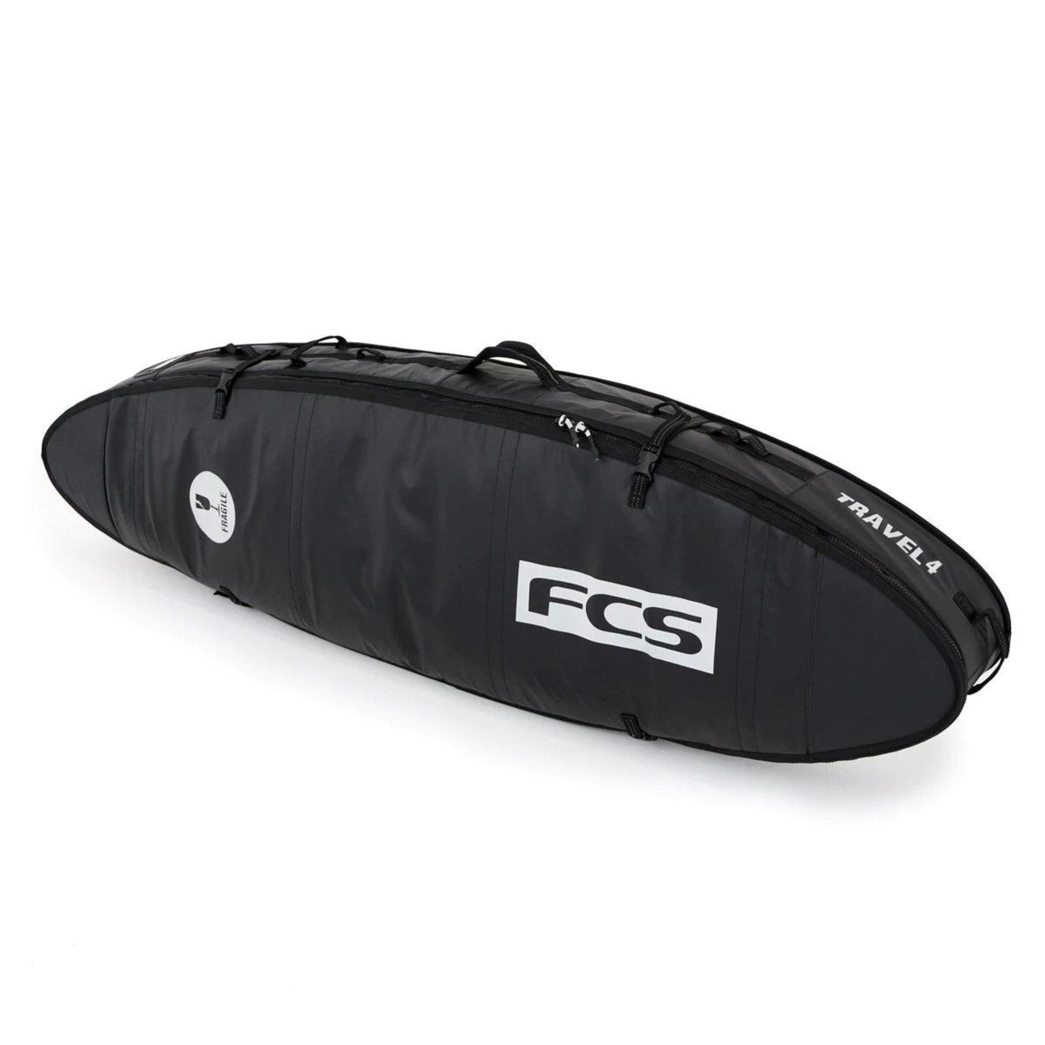 Fcs Surfboard Cover - Travel 4 - All purpose surfboard cover - 6'3 - Black/ Grey - SUB6 Surf Store - Surf School - Lifeguard Courses