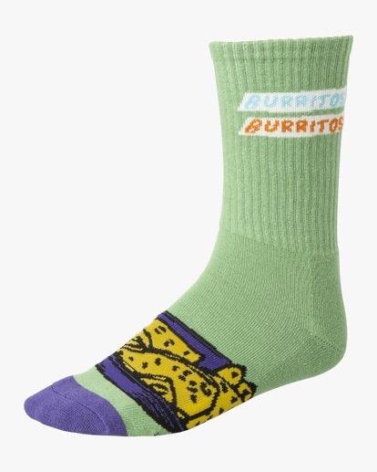 RVCA - Hot Fudge Crew Sock - SUB6 Surf Store - Surf School - Lifeguard Courses
