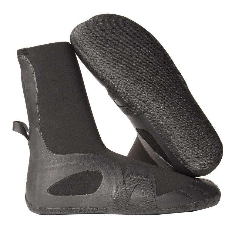 Vissla - 7 Seas 7mm Round Toe Bootie - Black - SUB6 Surf Store - Surf School - Lifeguard Courses