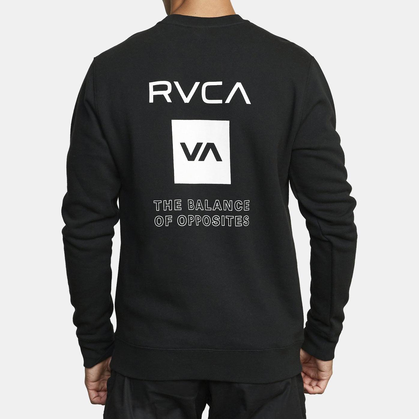 RVCA - VA Sport Graphic Sweatshirt - Black - SUB6 Surf Store - Surf School - Lifeguard Courses