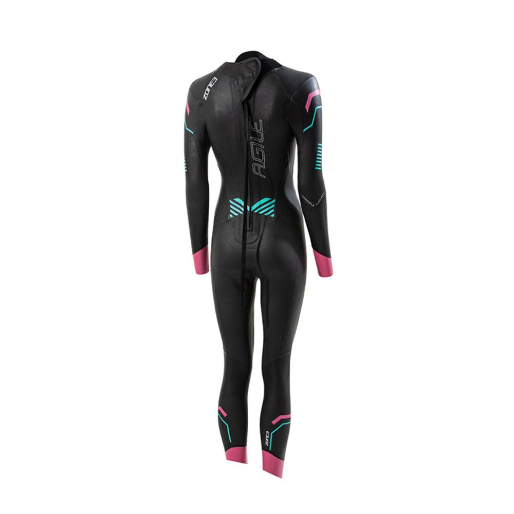 Zone 3 Agile - Wetsuit - Women's - Black / Pink - SUB6 Surf Store - Surf School - Lifeguard Courses