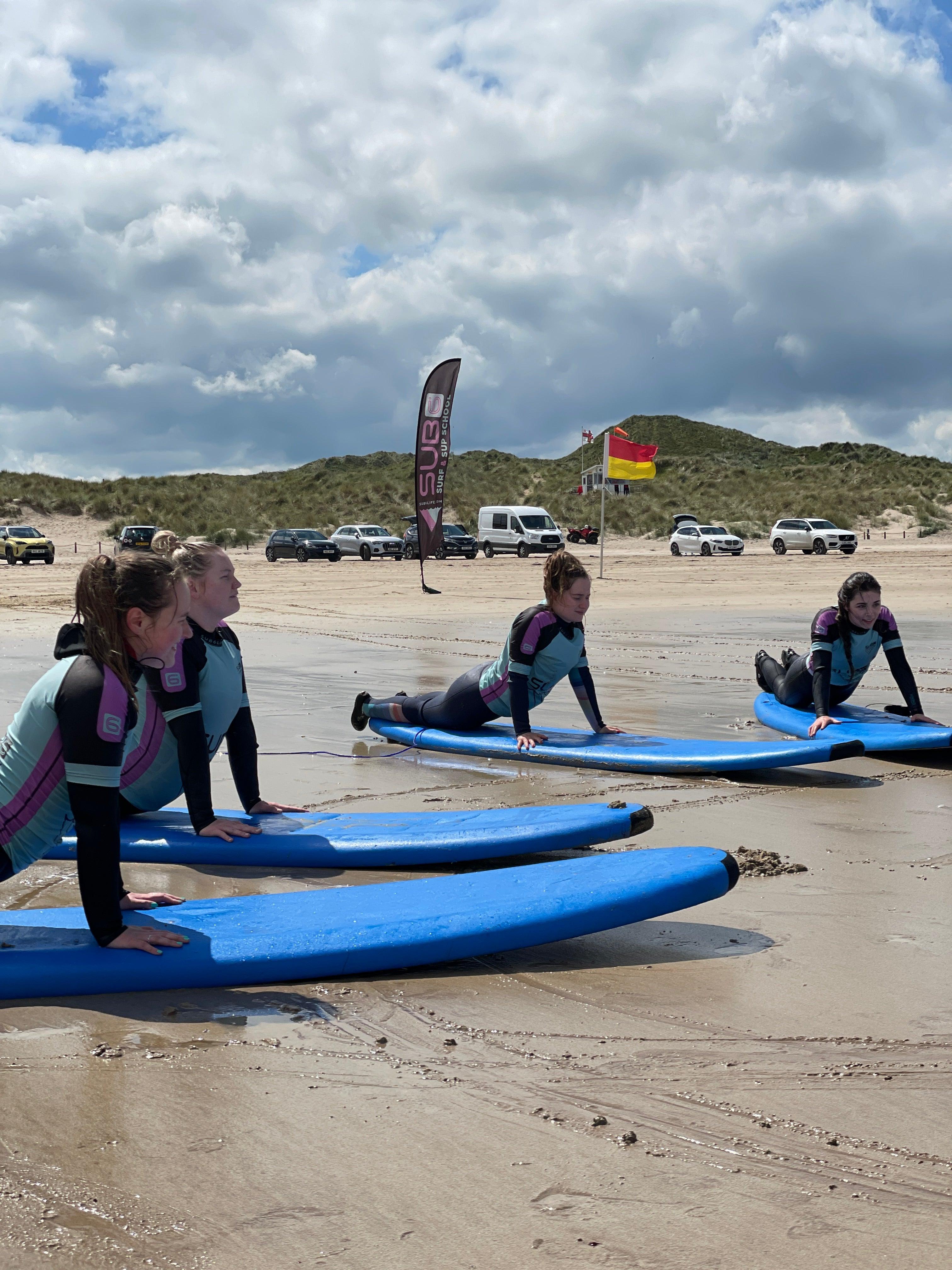 Private Surf lessons £60 per person (2 student’s minimum) - SUB6 Surf Store - Surf School - Lifeguard Courses
