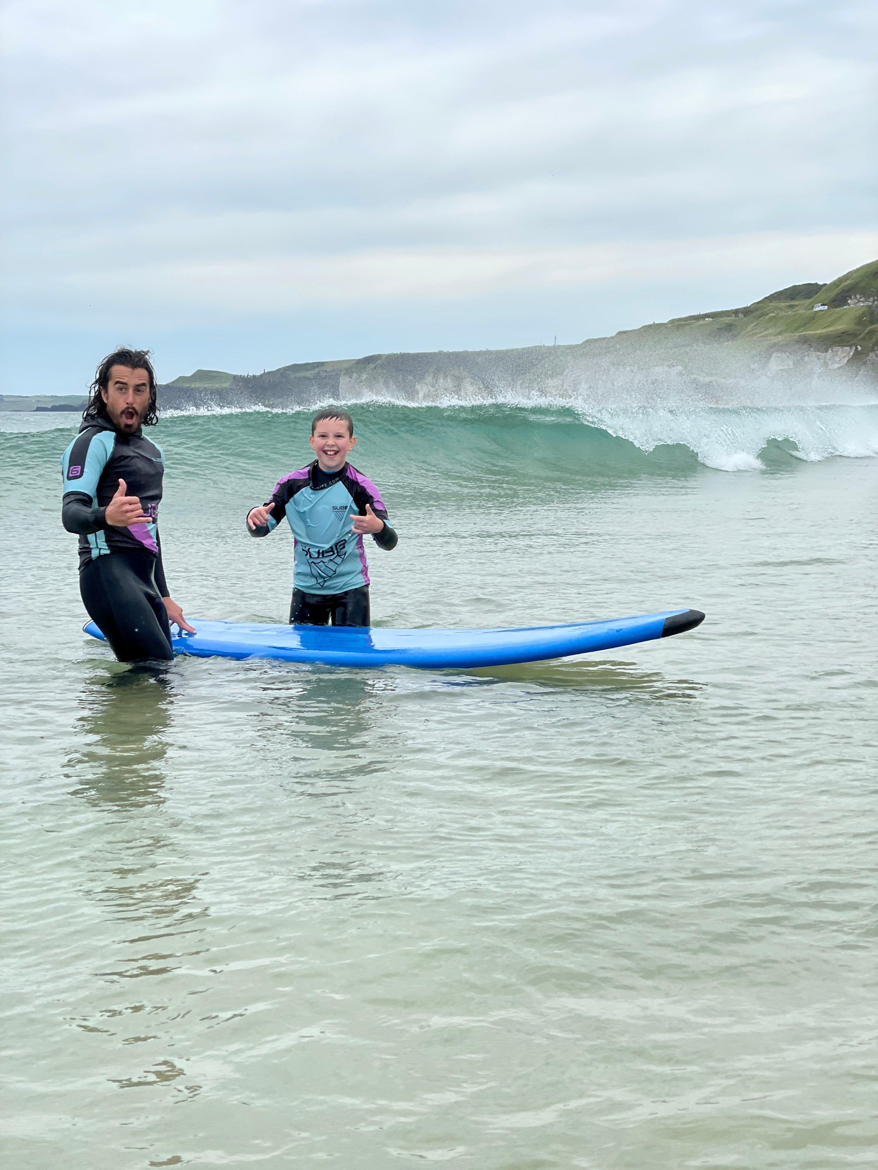 Beginner - Advanced 1:1 Surf lessons - SUB6 Surf Store - Surf School - Lifeguard Courses