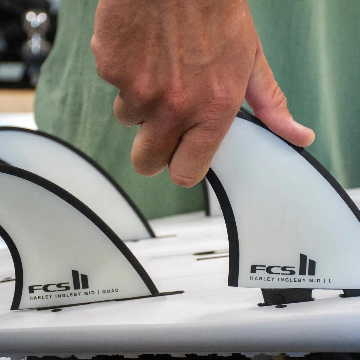 FCS II - HARLEY MID TRI-QUAD - FIN SET- Large - SUB6 Surf Store - Surf School - Lifeguard Courses