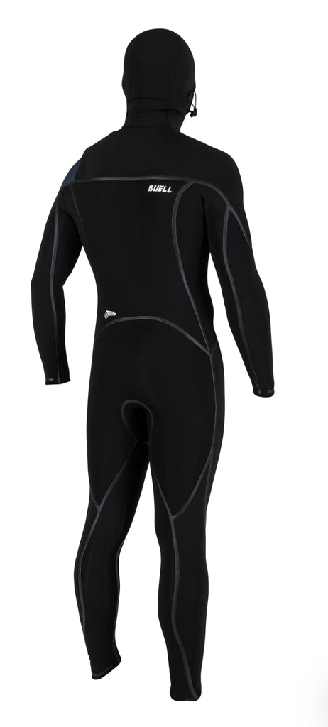 Buell - RB2 Beast 5/4mm - Hooded Chest Zip Wetsuit for Men