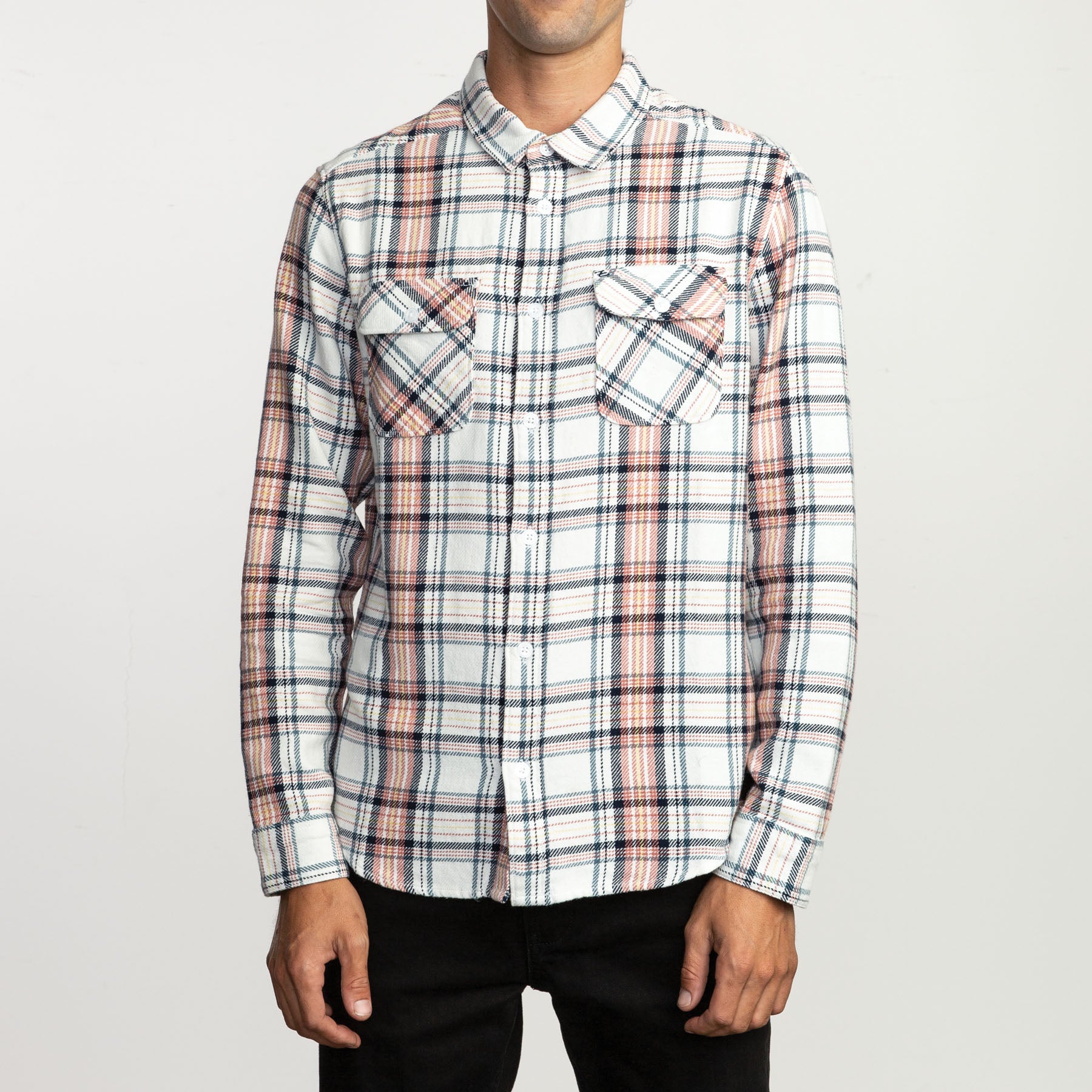 RVCA - Avett Flannel Shirt - SUB6 LIFE - SURF SCHOOL AND SURF LESSONS PORTRUSH