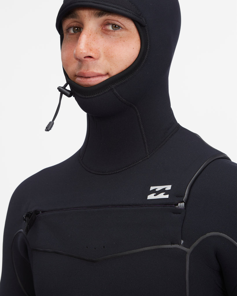 Billabong 7/6mm Furnace - Hooded Chest Zip Wetsuit for Men