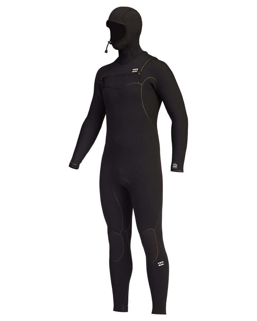 Billabong 6/5mm Furnace - Hooded Chest Zip Wetsuit for Men